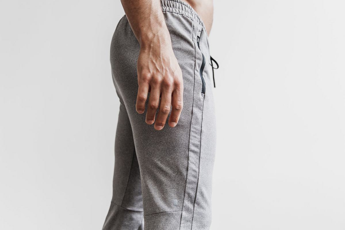 Nobull Men's Joggers Grey | Australia (PW6958)